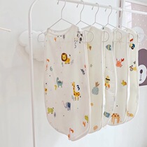Foreign trade cotton baby newborn cartoon four-layer gauze summer thin sleeping bag baby children summer vest