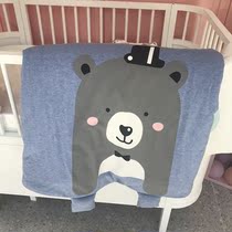 Spring and autumn knitted cotton cotton cotton quilt cover newborn baby soft summer air conditioning quilt spring and autumn quilt