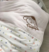 Double gauze baby children pure cotton quilt cover single child kindergarten baby quilt cover single product cotton 1 2m