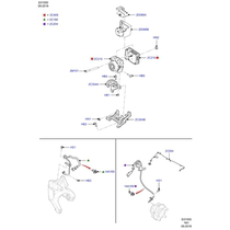Compatible with Ford Mondeo Edge Taurus ABS sensor cable