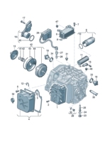 Suitable for Volkswagen Audi filter dual clutch filter 7-speed wet type 0GC325183A