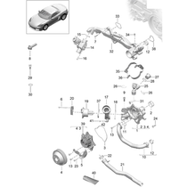 Suitable for Porsche 718 water pump 0PC121005