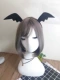 Halloween con quỷ nhỏ cánh elf kẹp tóc băng đô cosplay tai thú dơi vui nhộn bán băng đô nảy mầm - Phụ kiện tóc