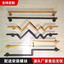 Iron clothing store display rack on the wall clothing rack womens clothing shop decoration shelf wall-mounted hanging clothes wall rack