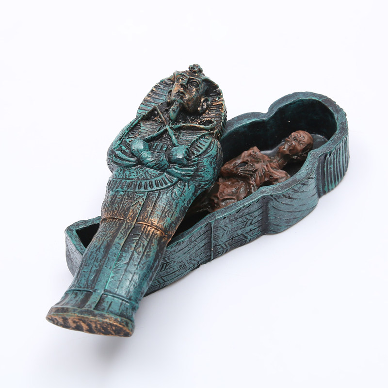 Egypt's mummy lift coffin for financial and creative pendulum-making DIY aquarium resin photography mystic