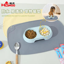 Bowl Large Tableware Dog Bowl Anti-Slip Micro Bowl Dog Supplies Pet Meal Waterproof Anti-Slip Cat