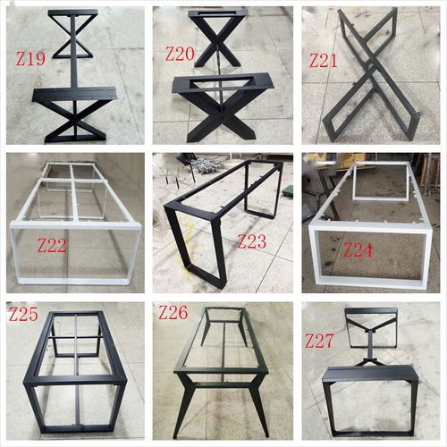 Пользовательский настольный стол стола стола стола стола в ногах Железный Арт Железный Странс Офис Стол стола стол панель панель столик