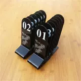 Табличный стол - острый, горячий кубический шрифт, называемый номером, ресторан быстрого питания указывает номер бренда меню.