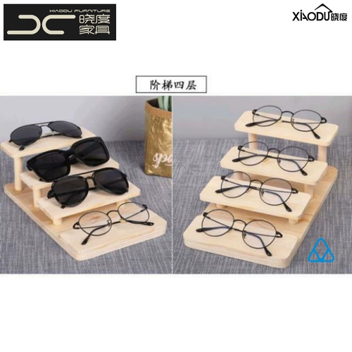 Деревянные солнцезащитные очки, высококлассный стенд
