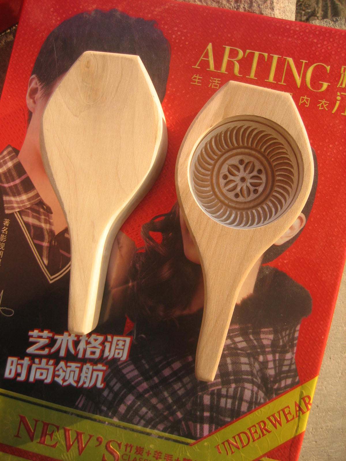 Delicately concave mold New Chinese New Year with a cake Cake Clip Face Point Buns Mold Annual Pastry Mold Recessed Low Mid-Number Semicircle Pattern 1