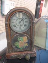 Old antique clocks copper-edged old mechanical clocks famous clocks Japanese polo balls Roman plates can be used