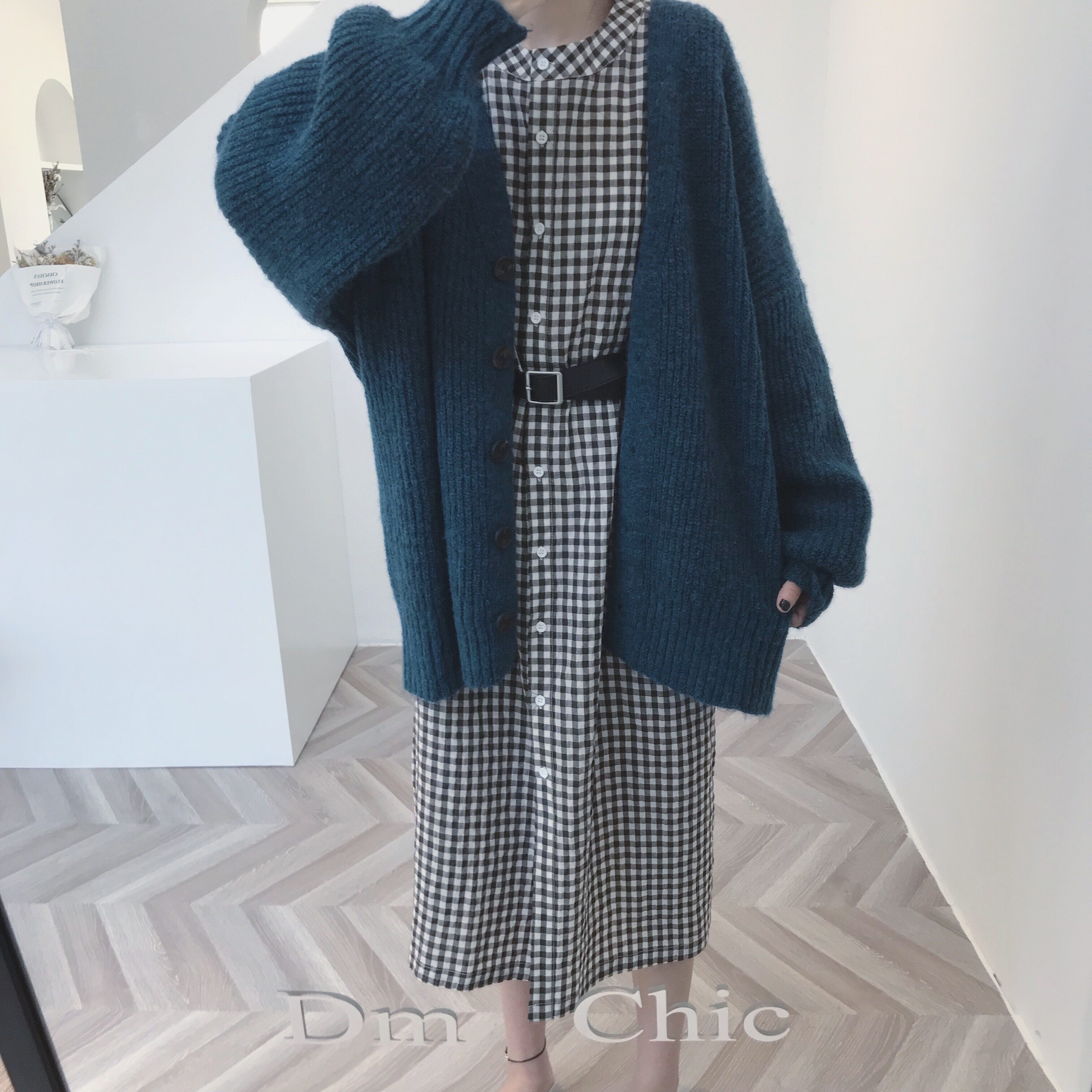 Great Cute Autumn Winter New Warm Ocean Knit Girls' Buttons Lantern Sleeves Thick Real Sheep Camel Fur Coat-Taobao