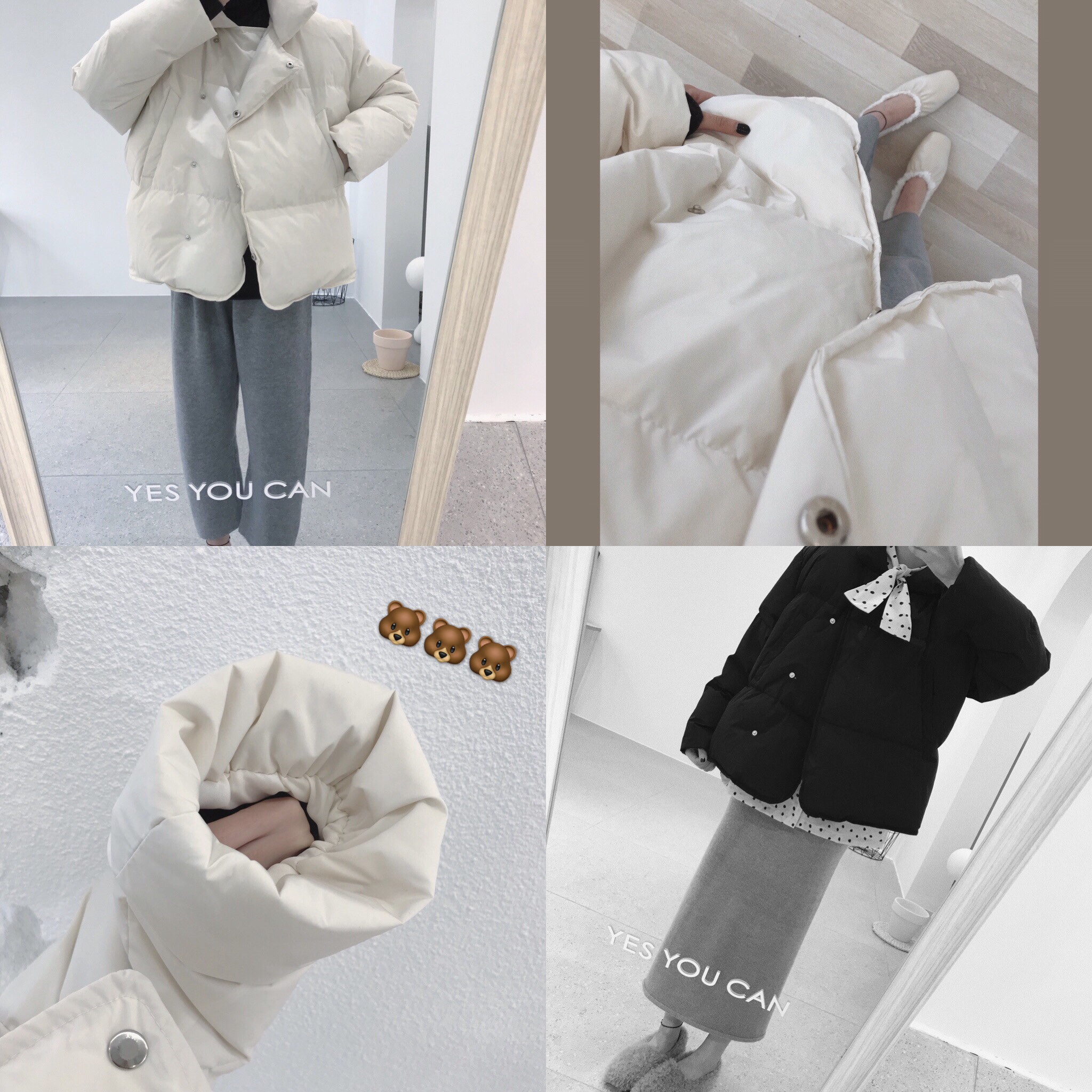 Great Meng Winter New Magenta Suit Feel ~ 90 White Duck Suede Collar Pure color down clothes Bread Coat Woman