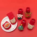 Детские осенние хлопковые носки, демисезонные нескользящие гетры для раннего возраста, увеличенная толщина