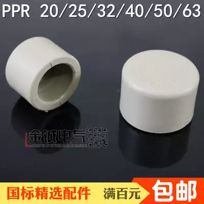 Union PPR pipe cap 4 minutes 6 minutes 1 inch 20 25 32 PPR water pipe hot melt pipe cap plastic plug cover