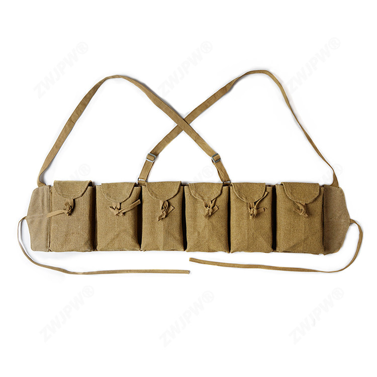 World War II Anti-Japanese War ZB26 Liulian Linen Carrying Pack Storage Bag Kit Kit Parts Bag