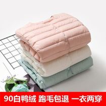 Wearing a small padded jacket in a cotton suit inside the nurses suit wearing a small padded jacket with a small padded jacket and a slim fit for young girls.