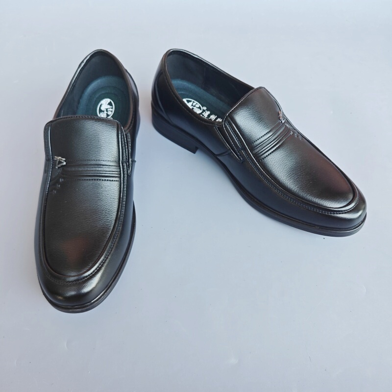 Daozhou Brand Low-Heeled Business Casual Shoes, Lightweight Non-Slip Middle-Aged and Elderly Daoxian Leather Shoes Dad Shoes Spring & Fall 3307 Daozhou Brand Low-Heeled Business Casual Shoes, Lightweight Non-Slip Middle-Aged and Elderly Daoxian Leather Shoes Dad Shoes Spring & Fall 3307
