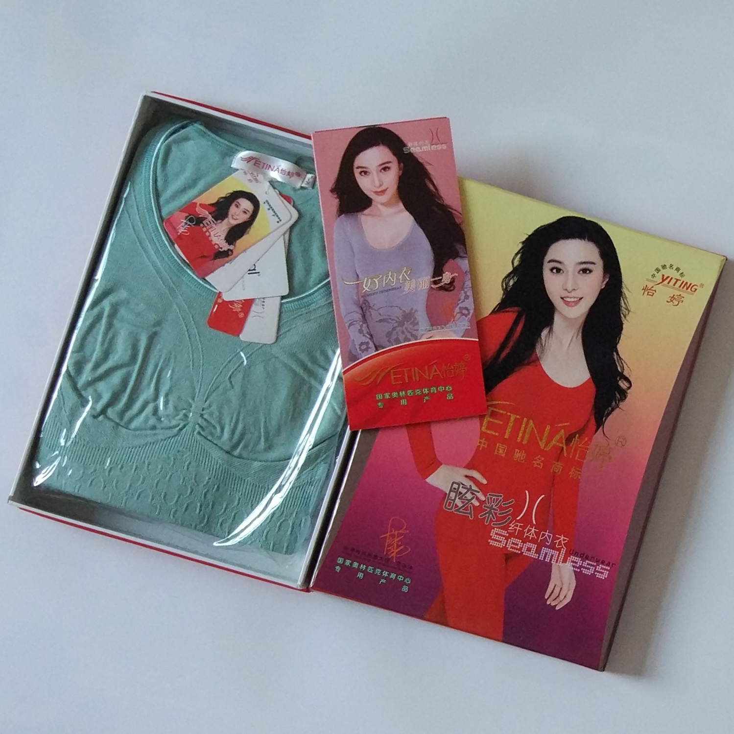 Đồ lót cơ thể Yi Ting Mid-warm Ấm hơn Modal Cotton Vòng cổ Mùa thu / Mùa đông Đặt thời gian giới hạn bộ thu đông nam big size