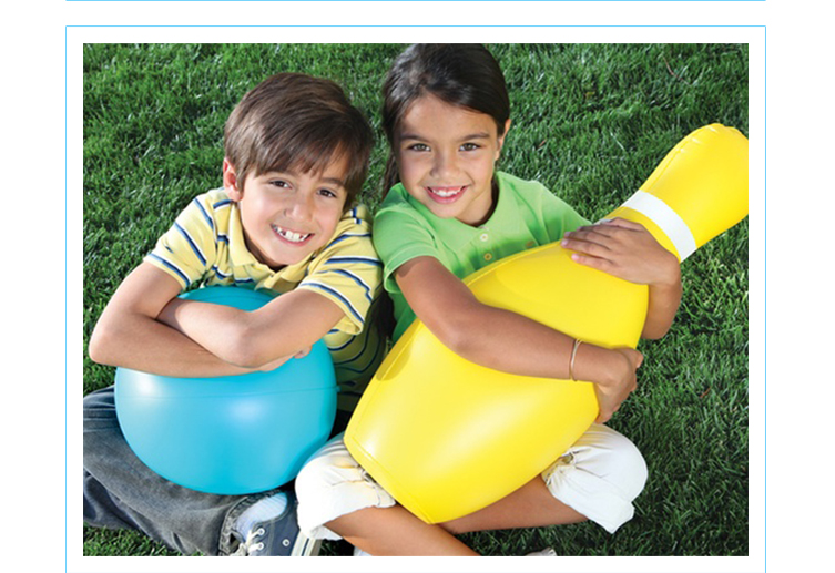 Đồ chơi bowling lớn bơm hơi cho trẻ em Đồ chơi bowling cho trẻ mẫu giáo Bộ bowling Grow