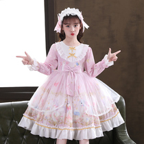 Girl Loretta Princess Dress Dress Child Spring Autumn Dress Girl Foreign Pistachio Lolita Dress Lolita Dress