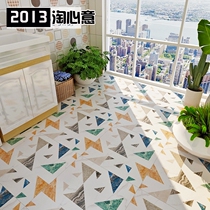 Nordic colored geometric tiles 300x300 kitchen floor tiles bathroom balcony wall tiles balcony tiles antique flower pieces