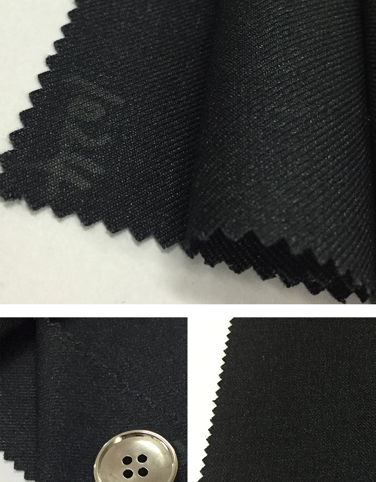 Rắn màu twill vải nhập khẩu phù hợp cho nam giới và phụ nữ làm việc quần áo quần âu Tây TR vải len pha trộn bằng tay - Vải vải tự làm vải đông lạnh
