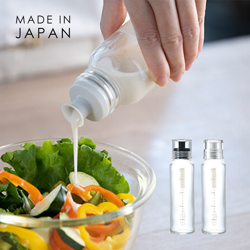 HARIO Japan imports glass oil bottle anti-leakage with scale oil jug home soy sauce bottle vinegar bottle kitchen seasoning bottle