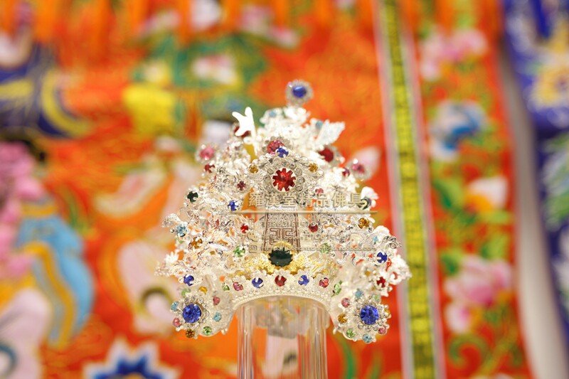 Pure silver di hat hand drilling boutique Buddhist tools supplies god hat