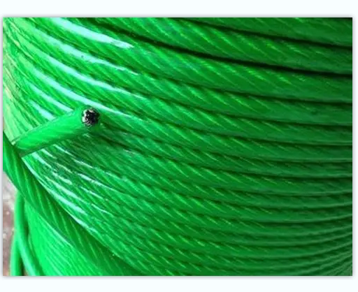 Litai 13mm Plastic Coated Steel Wire Rope - Horizontal Safety Pull Rope