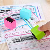 Express single smear privacy garbled secret seal Cute roller code applicator cover word hand account protection security seal