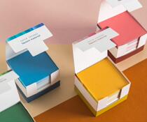 Morandi color note paper ins Wind Korea non-sticky net Red Post-it notes coloring creative cute student color