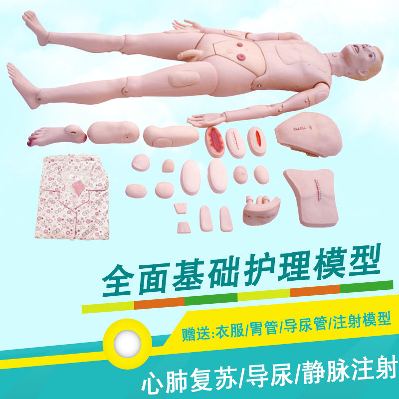 多功能护理人模型 人体模型模特 护理训练模型 复苏操作模拟人
