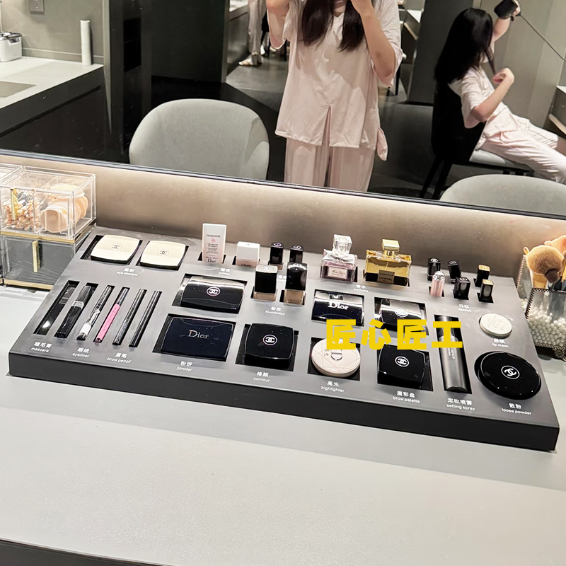 Acrylic Makeup Display Stand, Product Display Rack, Lipstick and Powder Display Stand, Desktop Display Stand, Beauty Salon Hot Spring Experience Stand