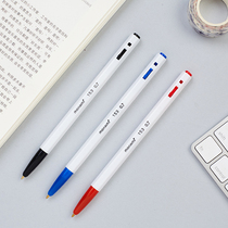 Korea monami monami monami 153 ballpoint pen three-color ballpoint pen (black red and blue)