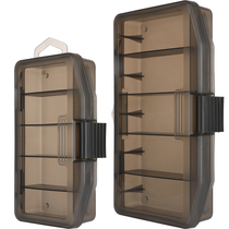 Gun color five-grid box Fishing gear bait sequins storage box Accessories box Plastic set tool box Luya bait box