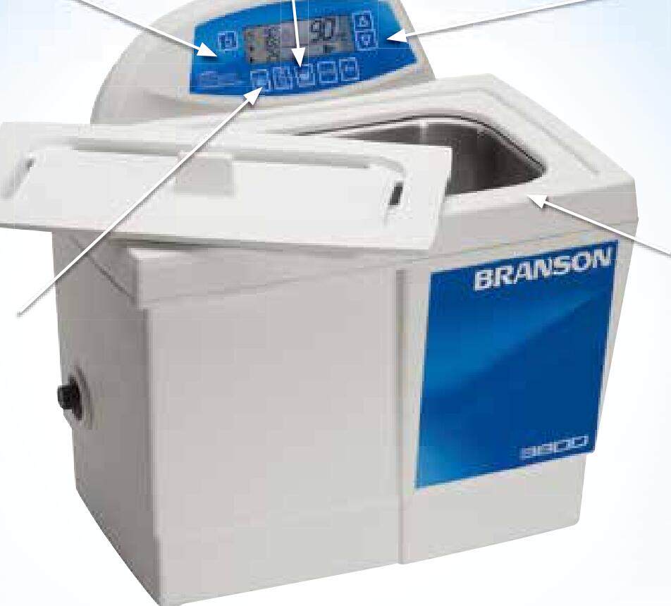 必能信M5800超声波清洗机 工业级精密清洗设备 BRANSON实验室清洗机