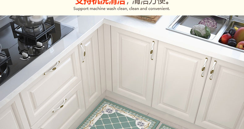 Thảm nhà bếp dải dài chống trượt thảm cửa nhà thảm cửa thảm vào cửa thảm phòng ngủ châu Âu đầu giường thảm nỉ trải sàn