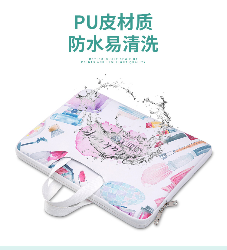 Túi đựng máy tính gạo đỏ Millet RedmiBook14 Máy tính xách tay Dell 15,6 inch 14 nữ cháy 7000 túi lót đẹp mắt dễ thương macbookair Lenovo pro13.3 - Phụ kiện máy tính xách tay dán bàn phím laptop
