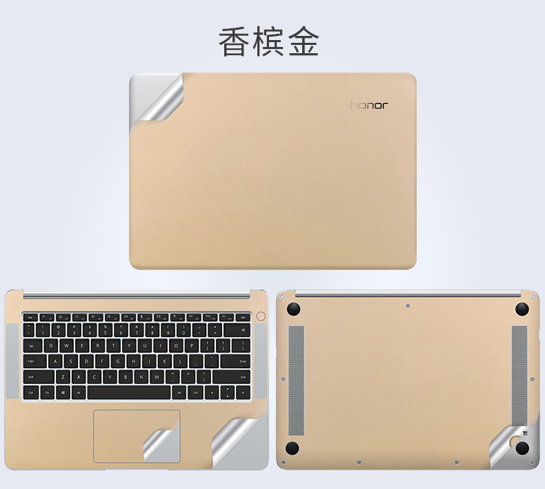 Huawei vinh quang magicbook lá máy tính xách tay sticker matebook x pro phim máy tính vỏ phim d vỏ bảo vệ e bộ phận cơ thể 14 inch sharp phiên bản 13 inch bộ đầy đủ của màu tinh khiết phim