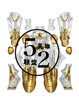 52 Hero Alliance Custom White Superman Elastic Printed Conjoined Tight Fit Without Cloak