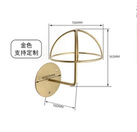 Glip -titanium Hollow Model на стене