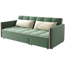 Guiqi imperial concubine sofa bed dual-purpose 2-meter multi-functional straight row Nordic foldable technology cloth small apartment living room recommended