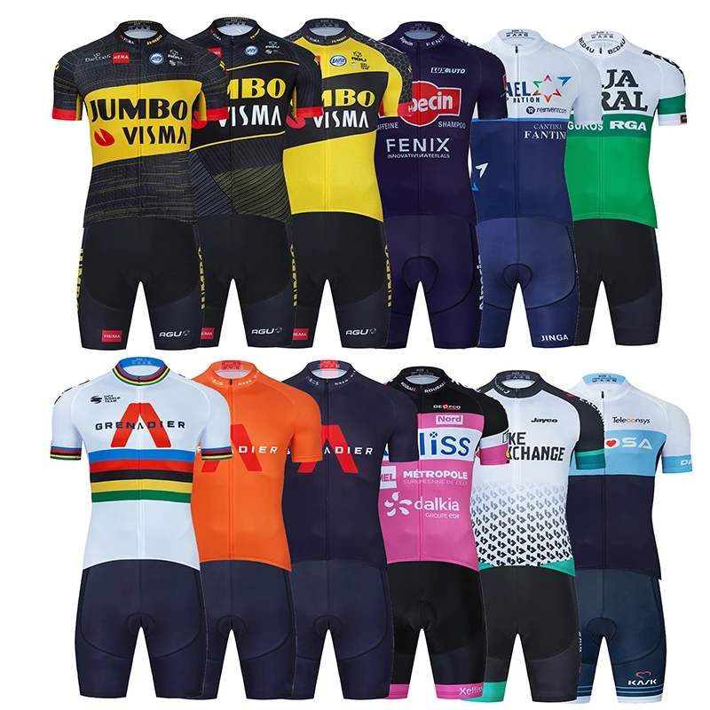 2021 Team Edition cycling suit JUMBO ineos bib set cycling clothing outdoor cycling shirt