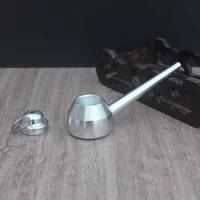 Серебряный металлический заварочный чайник