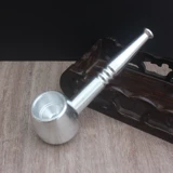 Металлическая портативная медная старомодная курительная трубка, алюминиевый сплав