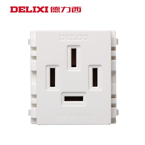 德力西 Переключатель Socket HZ0317 Трехфазные четырехфазные детали функции сокета 16A