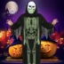 halloween google 2022 Trang phục hóa trang Halloween nhập vai dành cho người lớn, bé trai và bé gái, hóa trang, quần áo ma đầu lâu phát sáng trang phục haloween Trang phục haloween