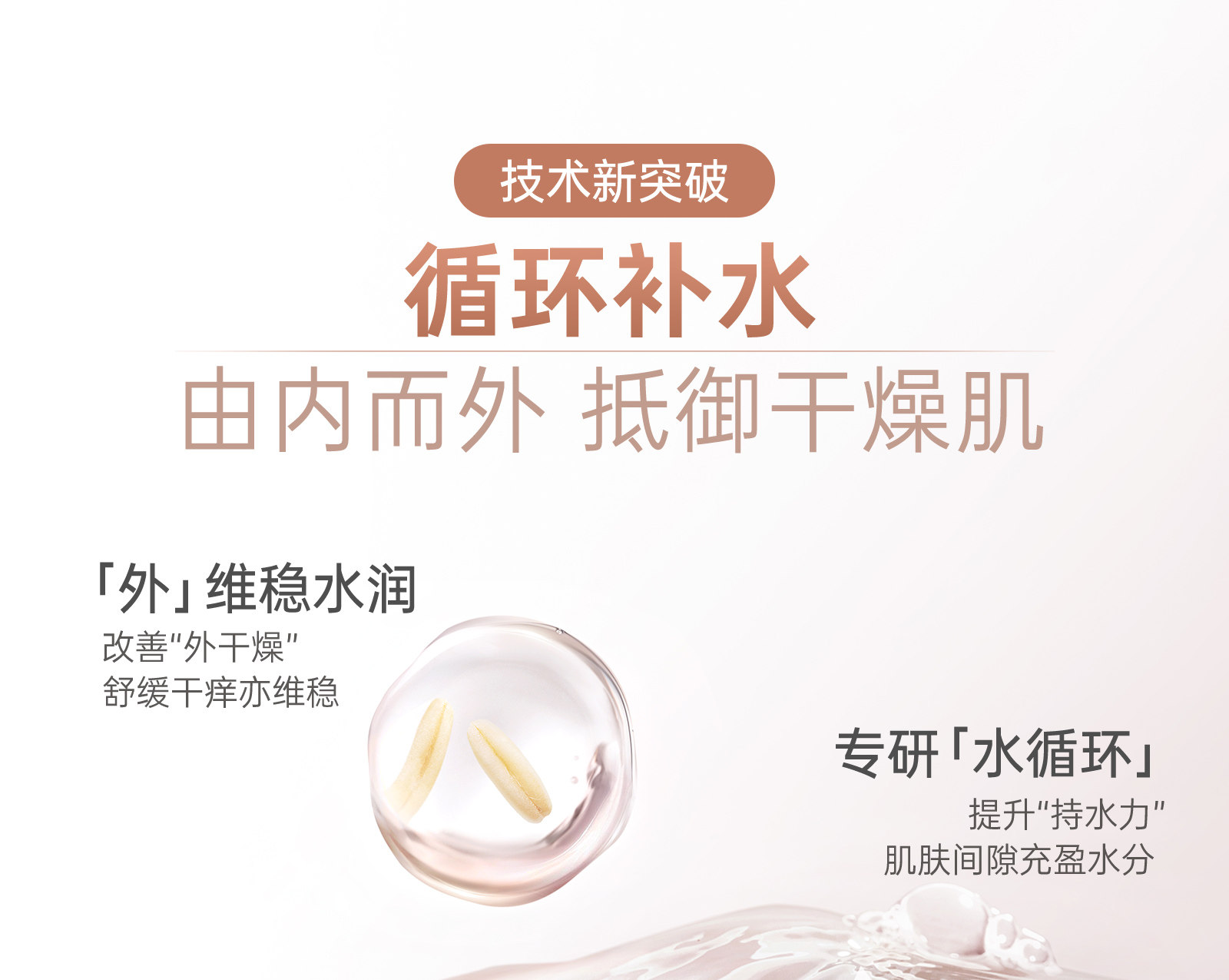 【中国直邮】 袋鼠妈妈 小麦准孕妇水乳套装护肤品可专用乳液维稳防晒精华化妆品  