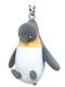 Authentic Qualia Series 3 Flocking Hanging Animal Capsule Toys - Red Panda, Hippopotamus, Penguin Keychains